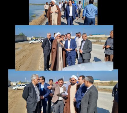 بازدید مدیرعامل شرکت توزیع نیروی برق خوزستان از پروژه های برق رسانی شادگان