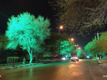 مهاوی :اجرای زیبا سازی شهری در حمیدیه انجام شد