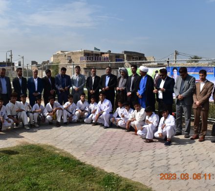 مراسم روز درختکاری در حمیدیه برگزار شد