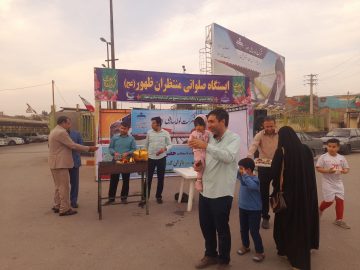 برپایی ایستگاه صلواتی “منتظران ظهور” توسط شرکت لوله سازی اهواز
