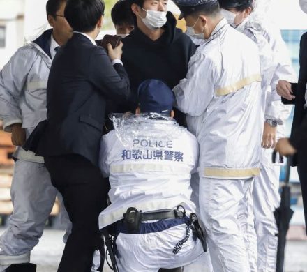 انفجار مهیب در محل سخنرانی نخست وزیر ژاپن