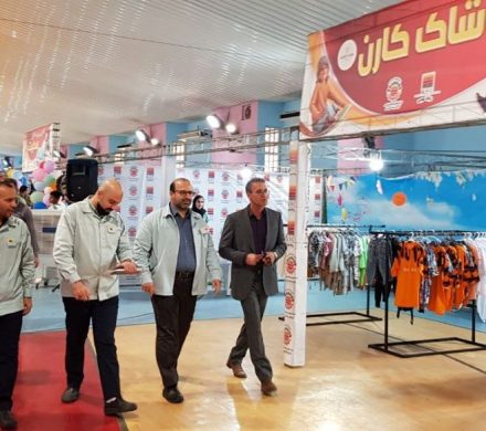 مدیرعامل از نمایشگاه نوشت افزار و لوازم ورزشی و بازی‌های فکری شرکت فولاد خوزستان بازدید نمود