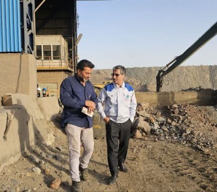 بازدید مدیرعامل فولاد سنگان از خطوط انتقال سنگ و سنگ شکن