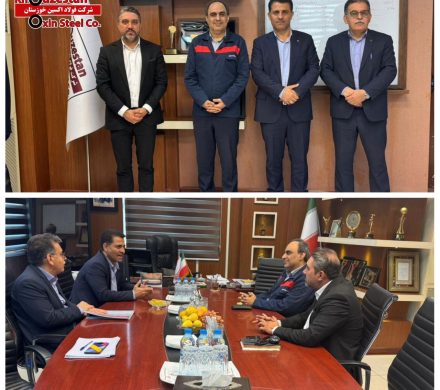 دیدار مدیر شعب بانک مسکن استان با مدیرعامل شرکت فولاد اکسین خوزستان