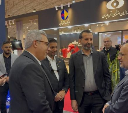 بازديد معاون معدنی وزیر صمت از غرفه چادرملو در متافو تبريز