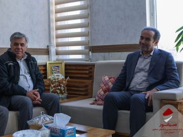 دیدار مدیرعامل جدید صبانور با فرماندار بیجار