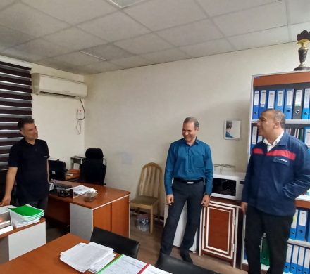 بازدید قائم مقام فولاد اکسین خوزستان از واحد های فنی و مهندسی، تکنولوژی تولید و اجرای پروژهها