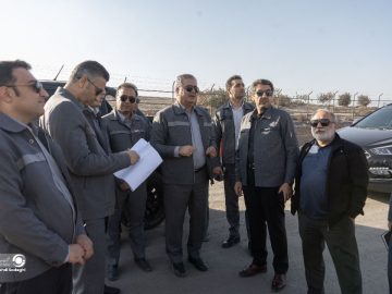 بازدید مدیرعامل شرکت معدنی و صنعتی گهرزمین از پروژههای در دست اجرای شرکت توسعه و عمران منطقه گلگهر