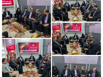 بازدید نایب رئیس کمیسیون صنایع و معادن مجلس و اعضای هیئت مدیره شرکت سهامی نمایشگاهها از غرفه انجمن تولیدکنندگان فولاد آلیاژی در نمایشگاه ایران متافو ۱۴۰۴