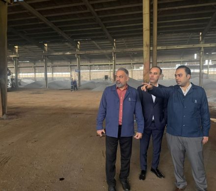 پایش مستمر تولید و نظارت بر روند ورود مواد اولیه توسط مدیرعامل گروه ملی صنعتی فولاد ایران