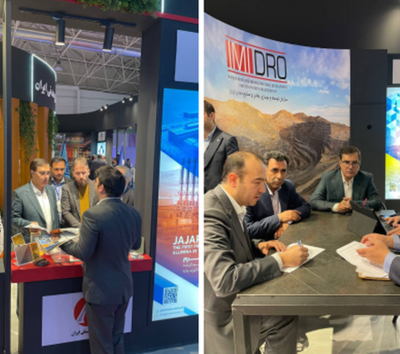 بازدید مدیرعامل و عضو هیأت مدیره شرکت آلومینای ایران از نمایشگاه تقاضای ساخت و تولید ایرانی (تستا)