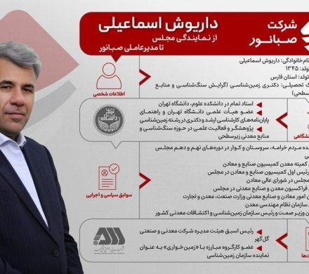 داریوش اسماعیلی؛ از دانشگاه تهران تا مدیریت کلان معدن و صنایع معدنی کشور