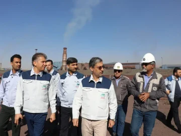 بازدید مدیرعامل فولاد سنگان از پروژه‌های توسعه‌ای