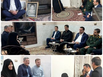 دیدار مدیرعامل شرکت فولاد آلیاژی ایران با مادران شهدای اشکذر