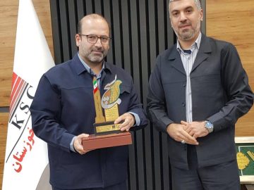 تقدیر فرمانده حوزه مقاومت بسیج شهید بقایی از مدیرعامل شرکت فولاد خوزستان