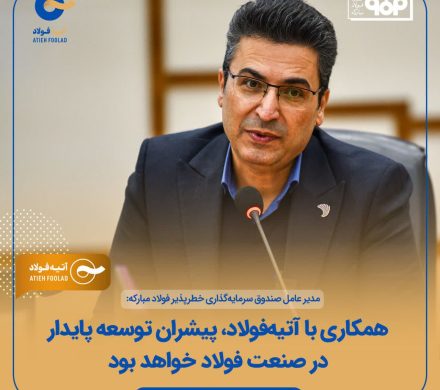 مدیرعامل صندوق سرمایه‌گذاری خطرپذیر فولاد مبارکه: همکاری با آتیه‌فولاد، پیشران توسعه پایدار در صنعت فولاد خواهد بود