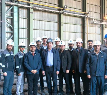 بازدید مدیرعامل فولاد مشیز از خط تولید فولادسازی به مناسبت میلاد حضرت علی(ع)