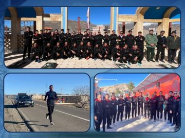 برگزاری دوی امدادی «مکتب شهید سلیمانی» به مناسبت ششمین سالگرد شهادت سپهبد حاج قاسم سلیمانی