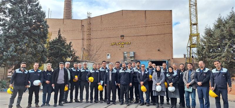 بازدید كارگروه ارگونومی شركت ذوب آهن اصفهان از دستاوردهای بهداشت حرفه‌ای و ایمنی در مدیریت‌های فولادسازی و نت مكانیک