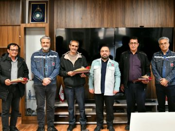 تجلیل از کارکنان جانباز شرکت آهن و فولاد ارفع در آستانه روز جانباز