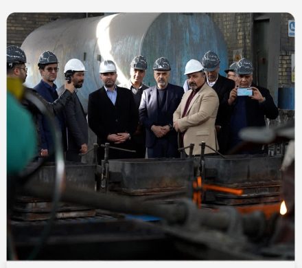 بازدید معاون سرمایهگذاری و راهبری شرکتهای گروه فولاد مبارکه از شرکت ایران ذوب