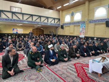 چهلمین روز تدفین شهیدگمنام و ششمین سالگرد شهادت سردار دلها شهید حاج قاسم سلیمانی در شرکت آلومینای ایران