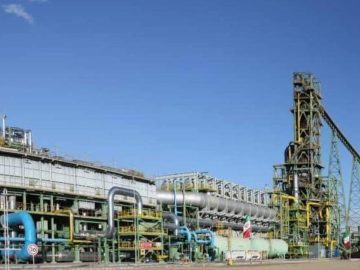بالاترین تولید ماهیانه ۳۰ روزه در تاریخ واحد احیای مستقیم فولاد غدیر نی‌ریز ثبت شد