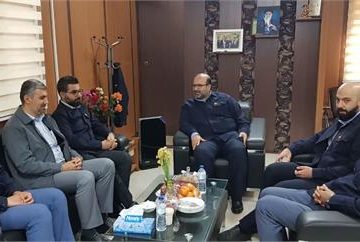 دیدار مدیرعامل فولاد خوزستان با مدیر بازرسی و نظارت شرکت