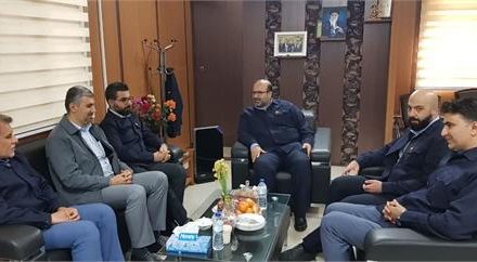 دیدار مدیرعامل فولاد خوزستان با مدیر بازرسی و نظارت شرکت