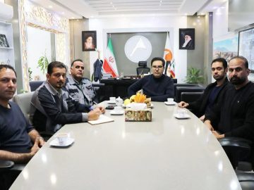 دیدار اعضای شورای اسلامی کار با مدیرعامل و عضو هیأت مدیره شرکت آلومینای ایران
