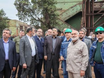 وزیر صمت در بازدید از فولاد خوزستان تاکید کرد؛ حمایت از صنایع مادر و کلیدی با نگاه ملی