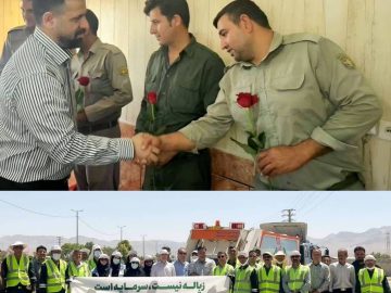 پاکسازی ۱۰ کیلومتر از ورودی شهرهای نی‌ریز و قطرویه به مناسبت روز جهانی محیط زیست