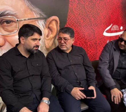 بازدید مدیرعامل شرکت بین‌المللی توسعه صنایع و معادن غدیر از موکب فولاد غدیر نی‌ریز